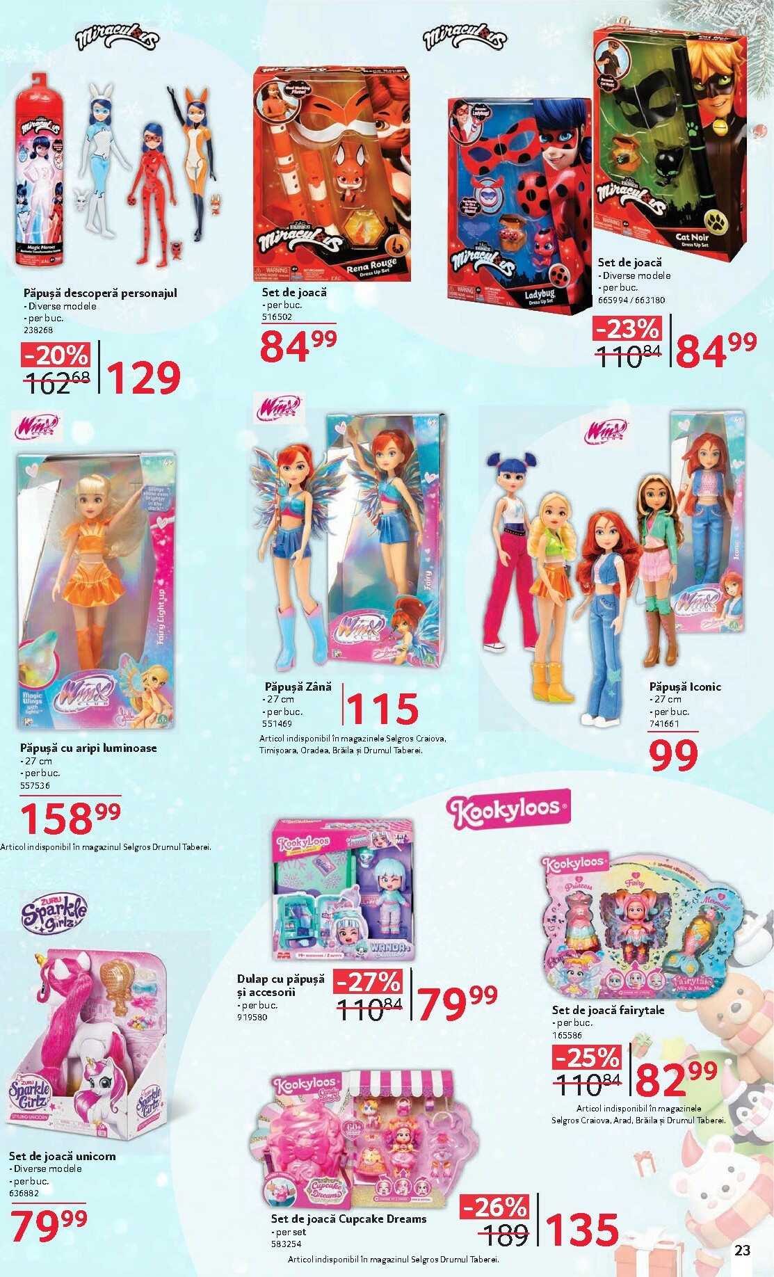 selgros - Catalog Selgros - Cadouri si jucarii online – oferte valabile din 06.12. - page: 23