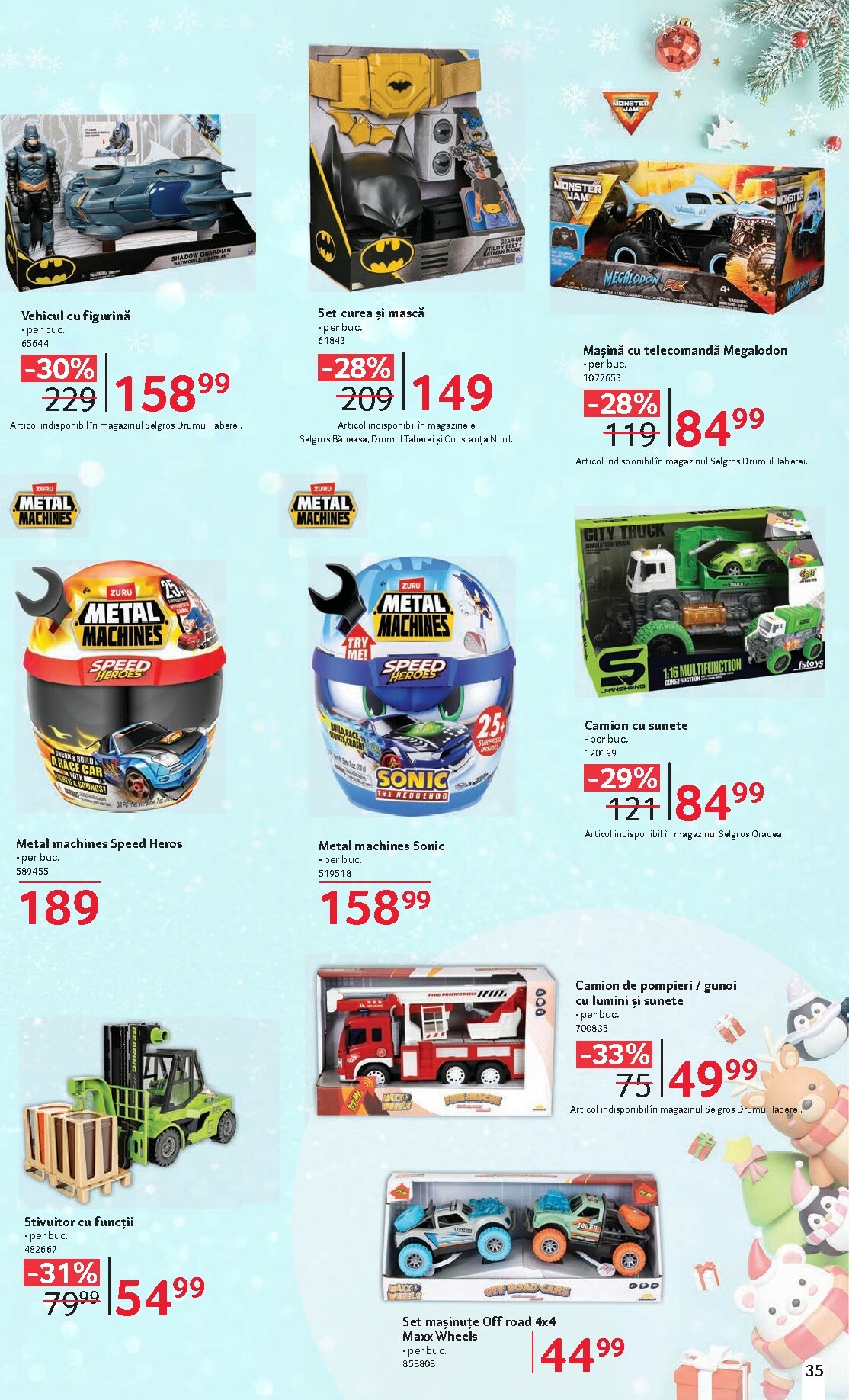 selgros - Catalog Selgros - Cadouri si jucarii online – oferte valabile din 06.12. - page: 35