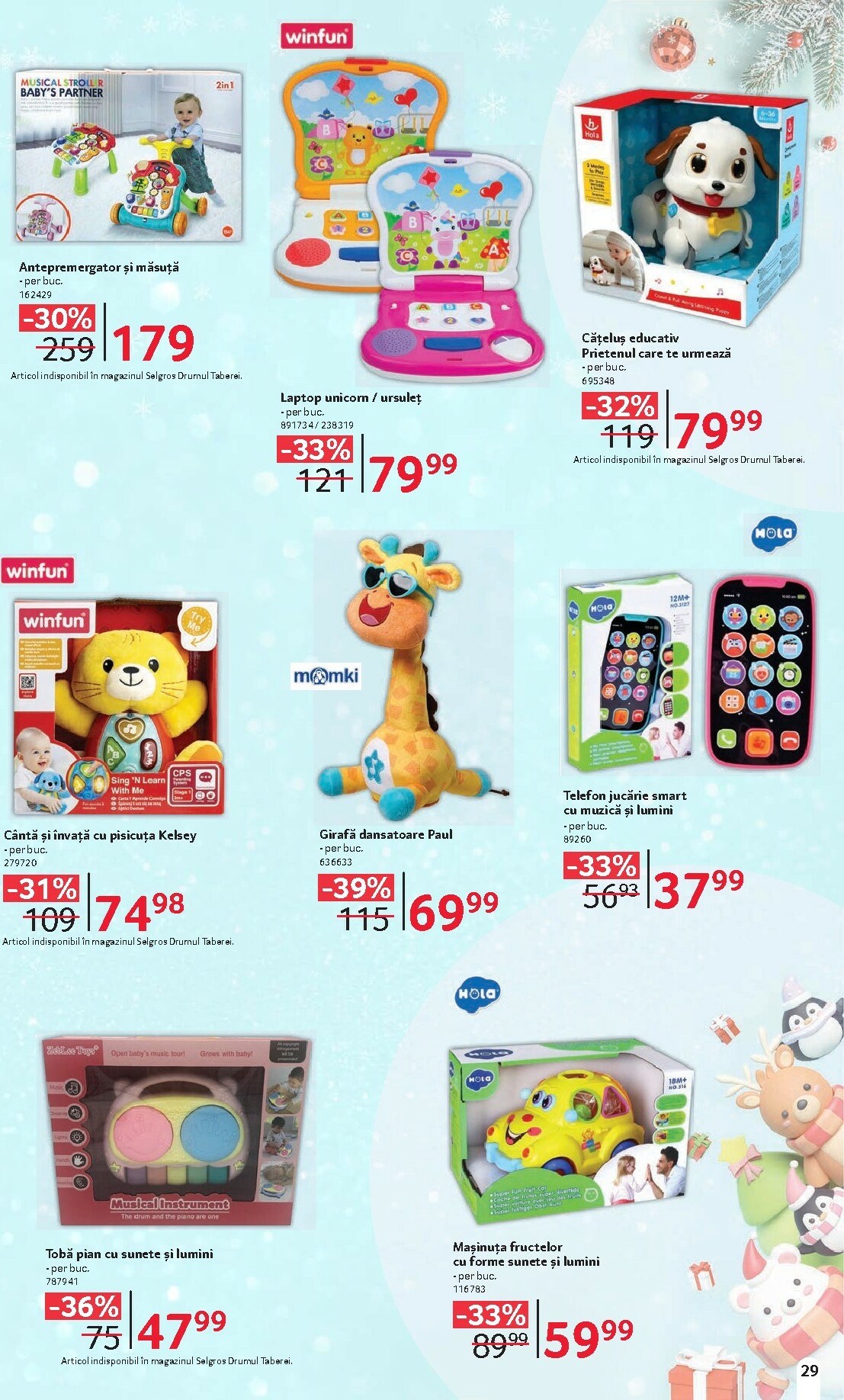 selgros - Catalog Selgros - Cadouri si jucarii online – oferte valabile din 06.12. - page: 29