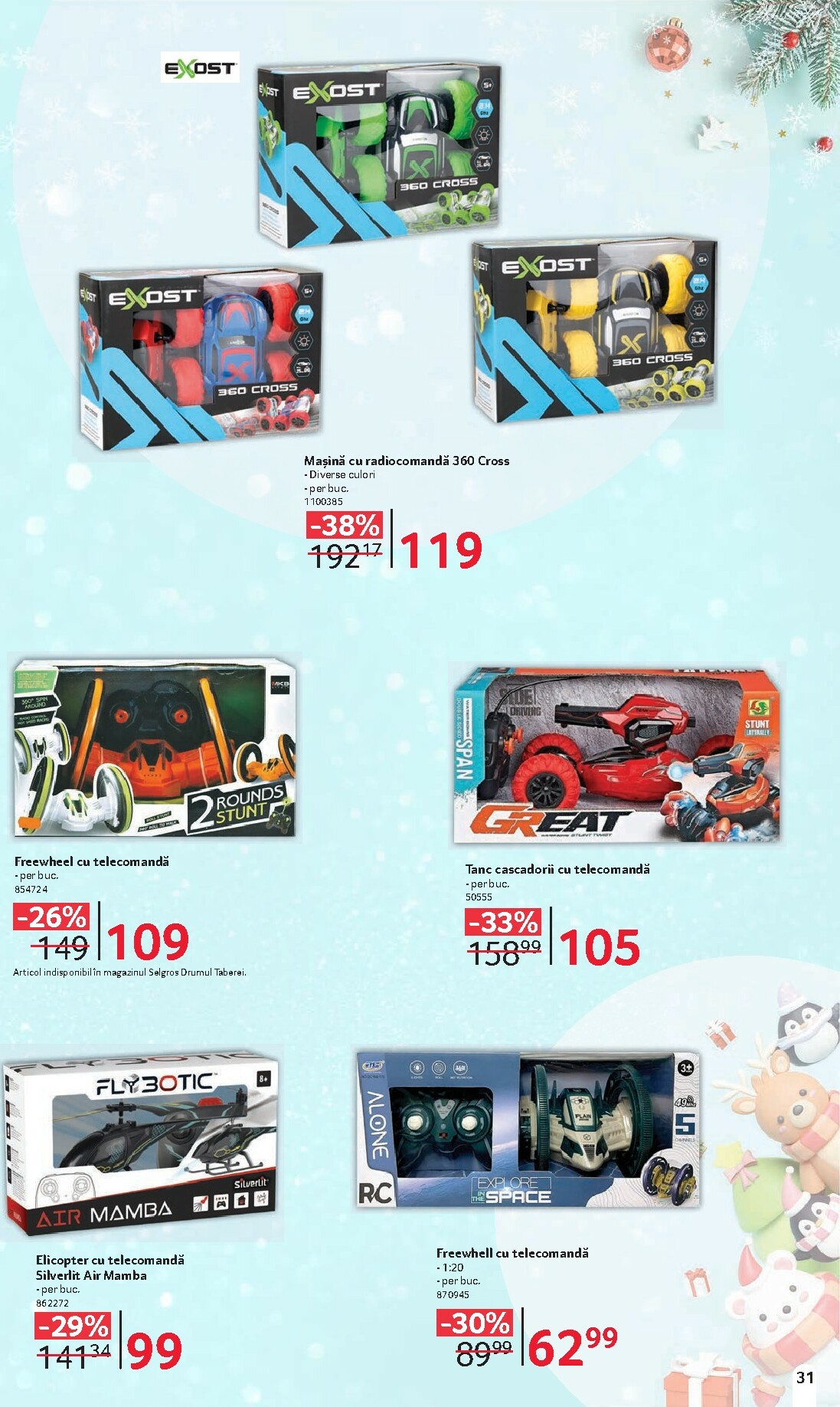 selgros - Catalog Selgros - Cadouri si jucarii online – oferte valabile din 06.12. - page: 31