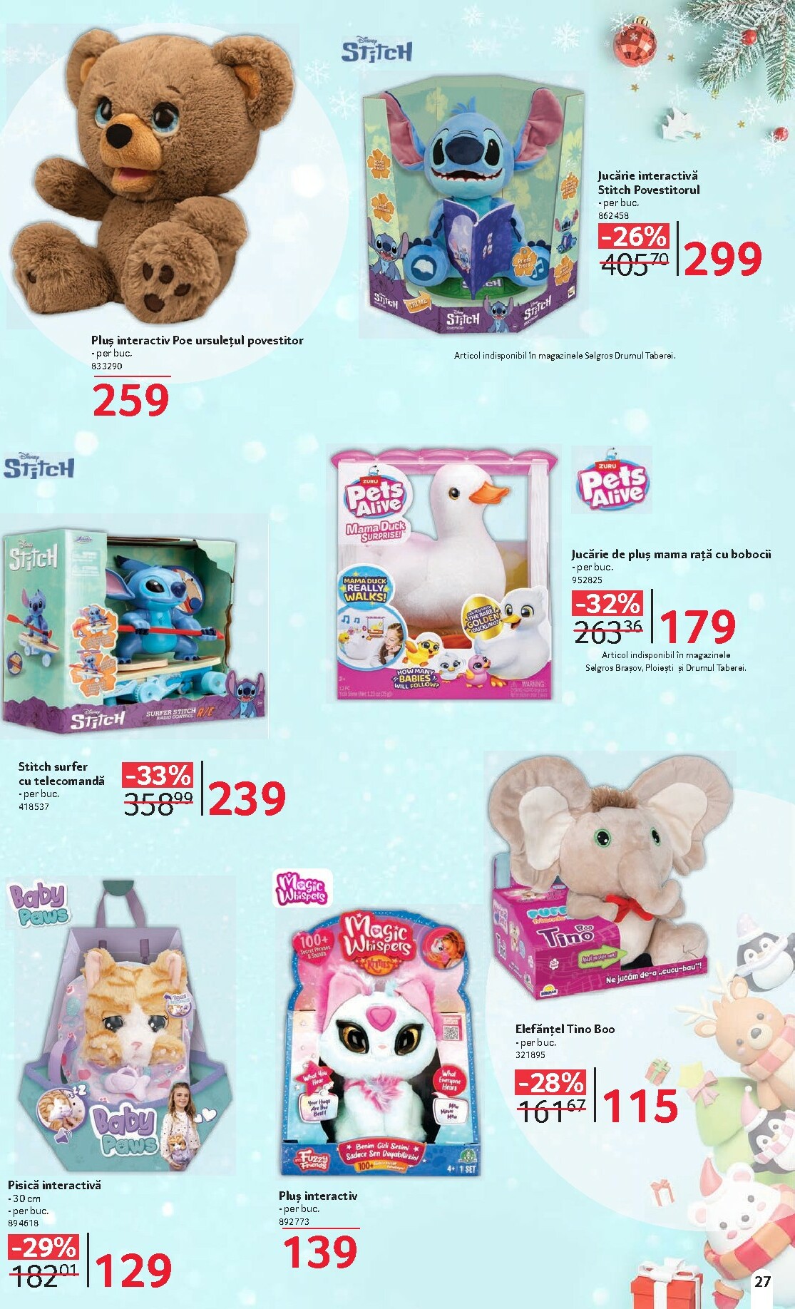 selgros - Catalog Selgros - Cadouri si jucarii online – oferte valabile din 06.12. - page: 27