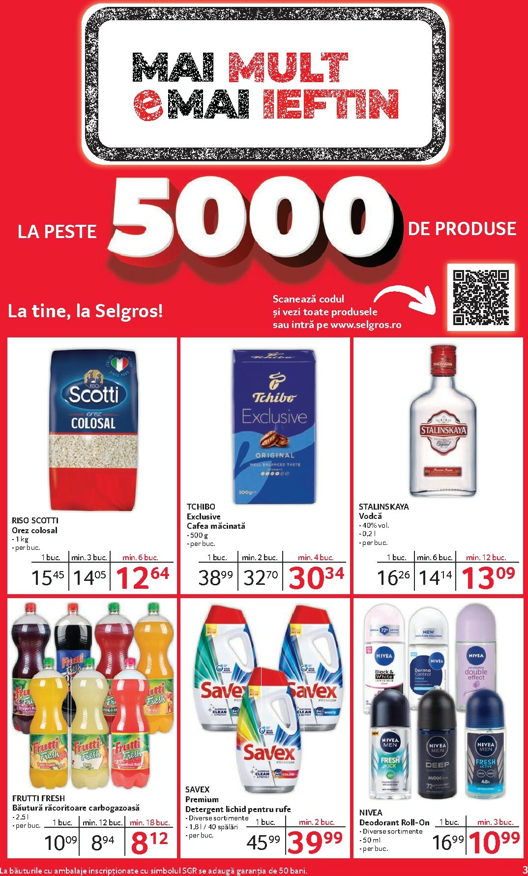 selgros - Catalog Selgros - Food online – oferte valabile din 02.01. - page: 3
