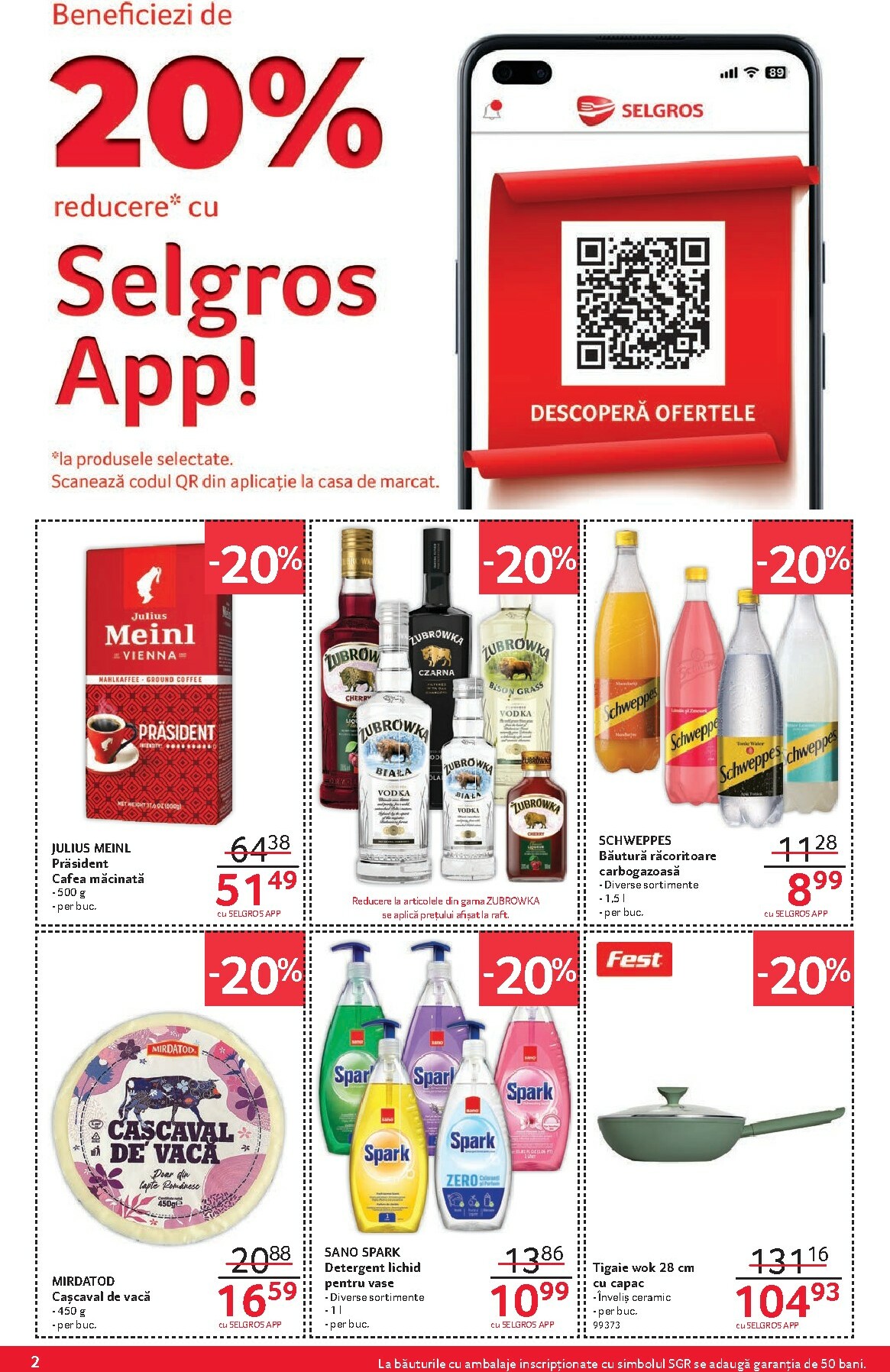 selgros - Catalog Selgros - Food online – oferte valabile din 02.01. - page: 2