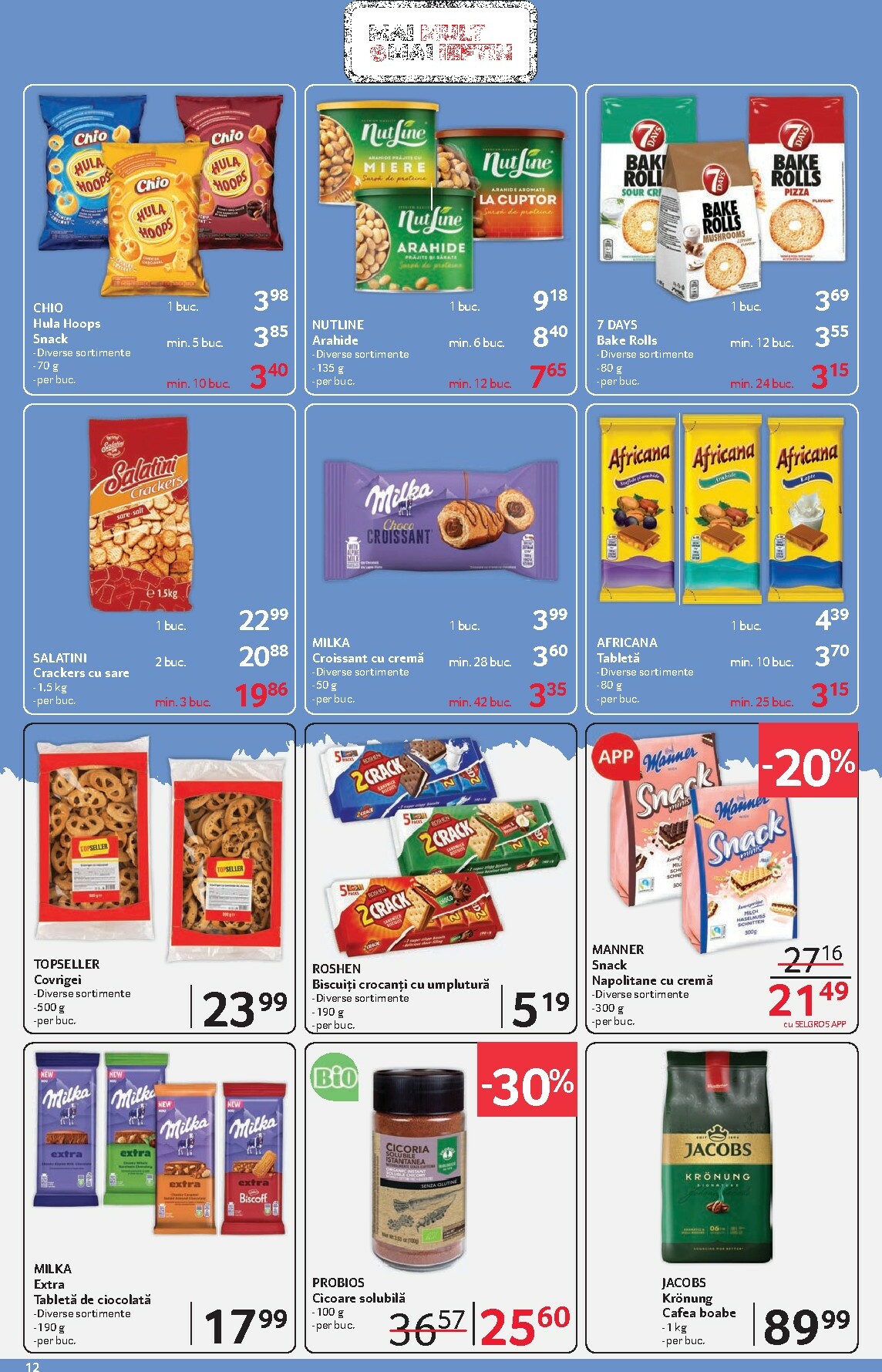 selgros - Catalog Selgros - Food online – oferte valabile din 23.01. - page: 12