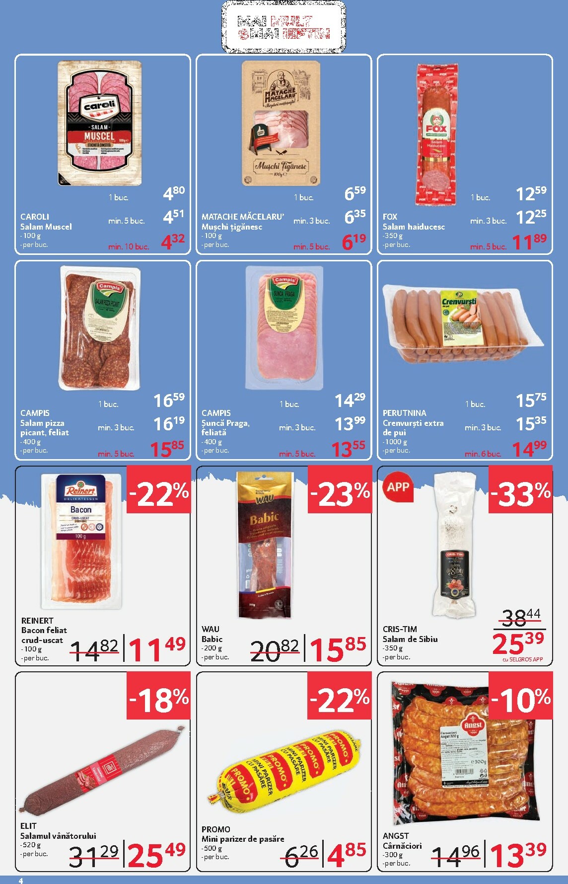 selgros - Catalog Selgros - Food online – oferte valabile din 23.01. - page: 4