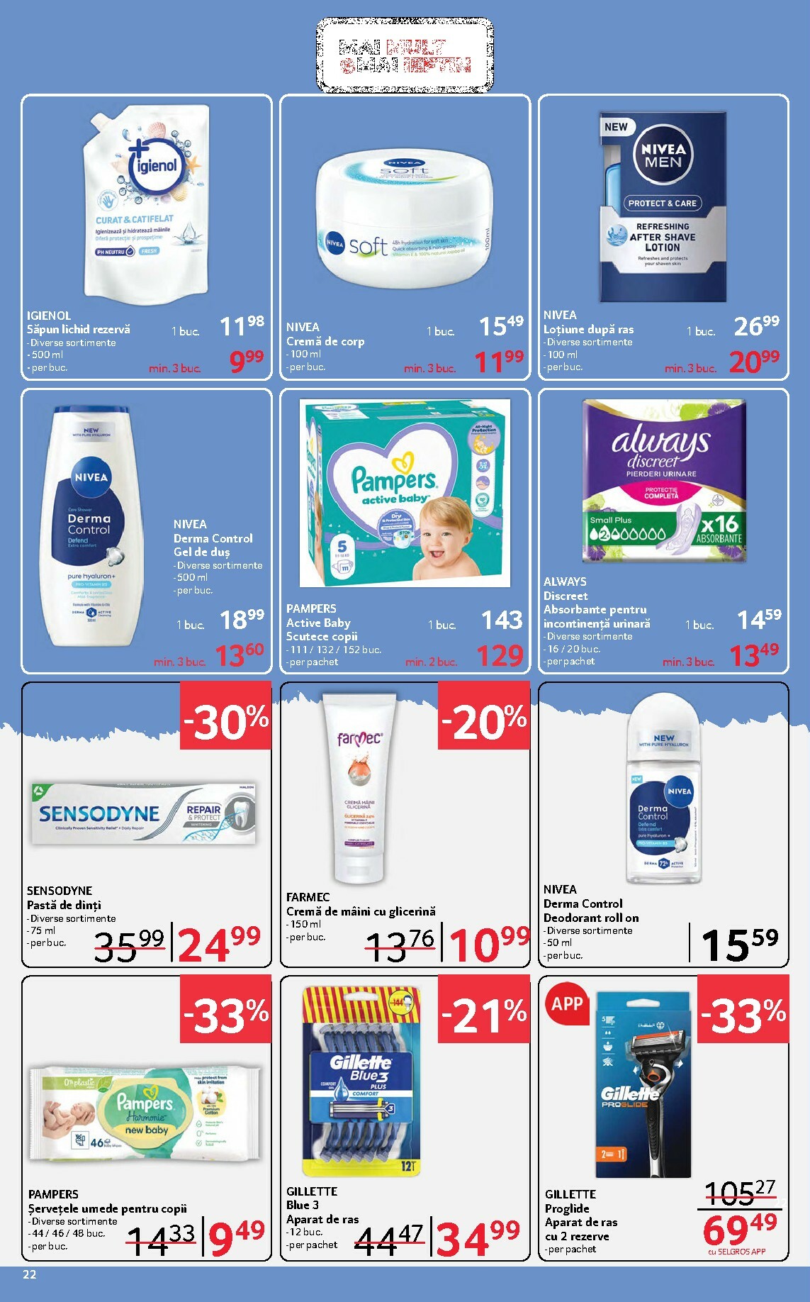selgros - Catalog Selgros - Food online – oferte valabile din 06.02.2026 - page: 22