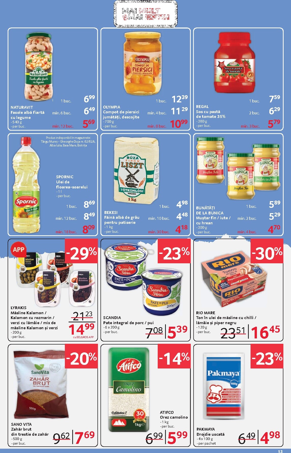 selgros - Catalog Selgros - Food online – oferte valabile din 06.03.2026 - page: 13