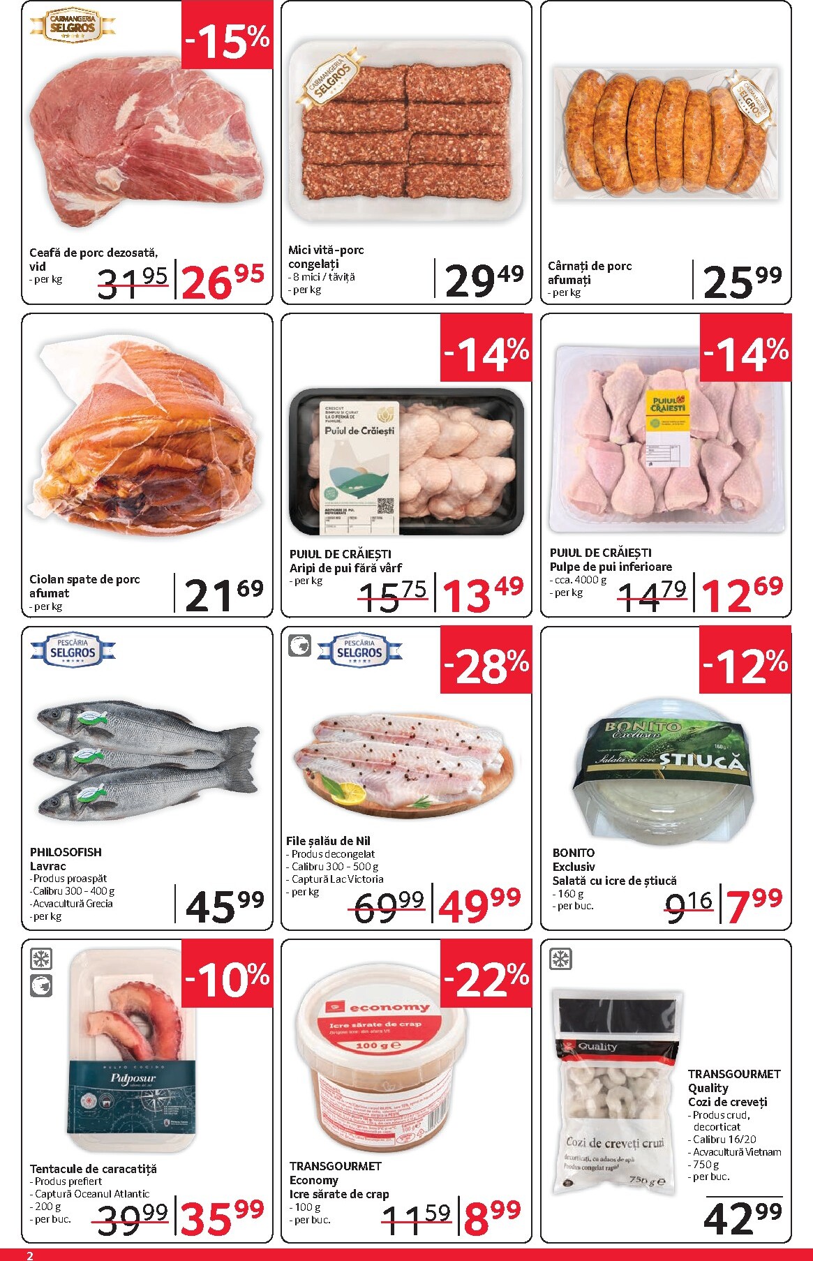 selgros - Catalog Selgros - Food online – oferte valabile din 20.03.2026 - page: 2