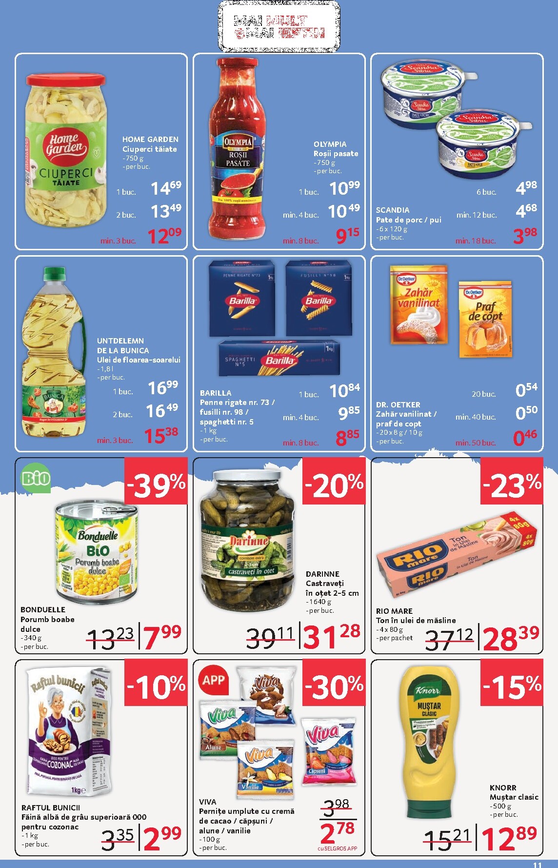 selgros - Catalog Selgros - Food online – oferte valabile din 20.03.2026 - page: 11