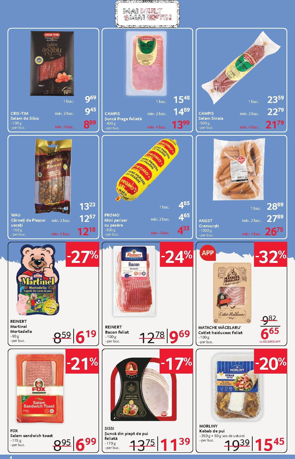 selgros - Catalog Selgros - Food online – oferte valabile din 20.03.2026 - page: 4