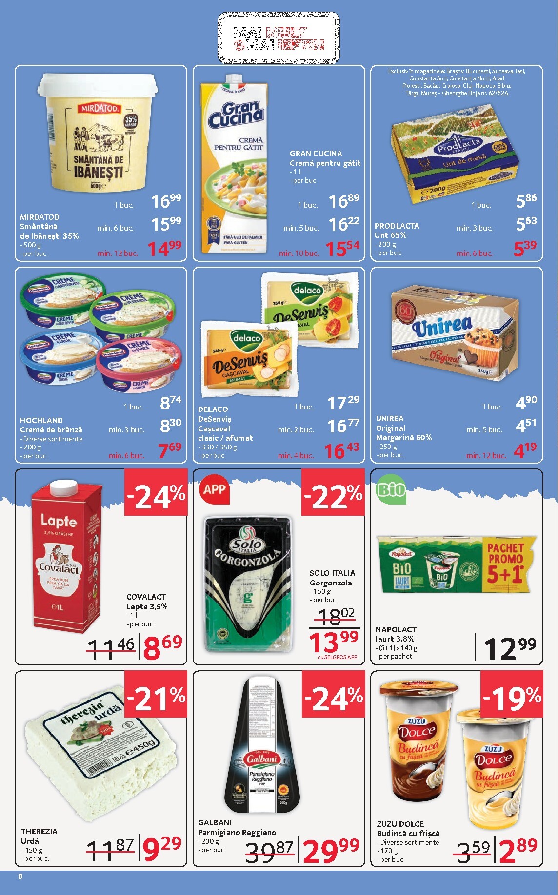 selgros - Catalog Selgros - Food online – oferte valabile din 20.03.2026 - page: 8