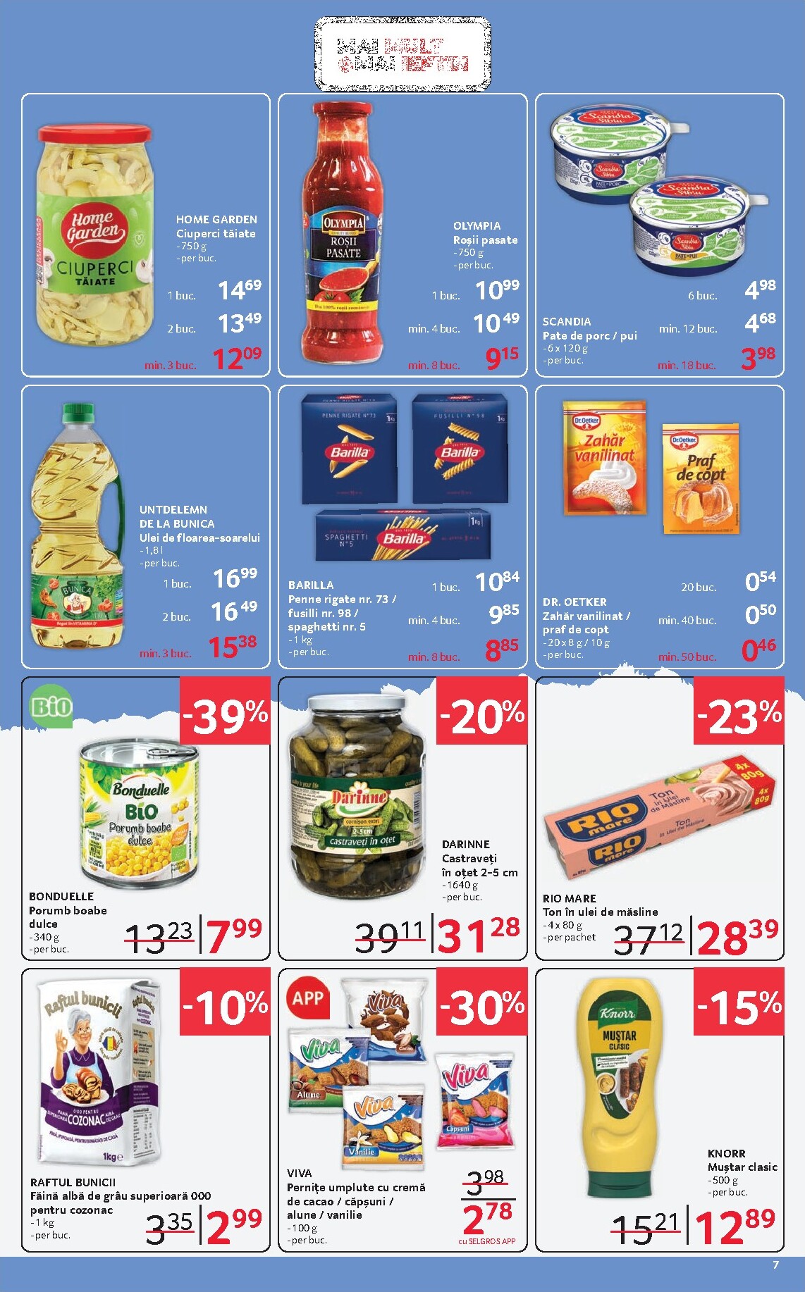 selgros - Catalog Selgros - Magazine Mici online – oferte valabile din 20.03.2026 - page: 7