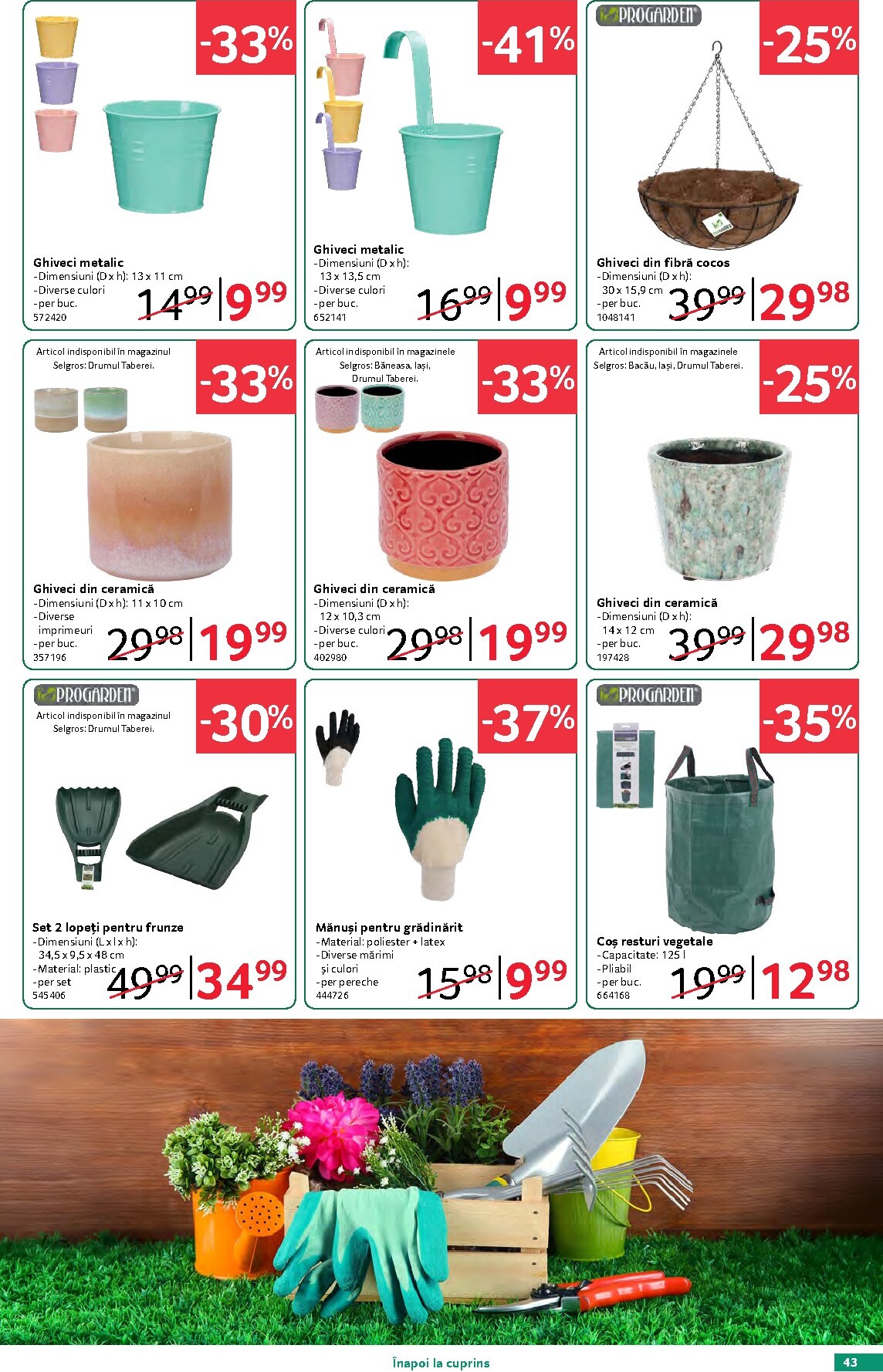 selgros - Brosura Selgros - Oferte de sezon valabilă de la vineri 17.04.2026 până la joi 14.05.2026 - page: 43
