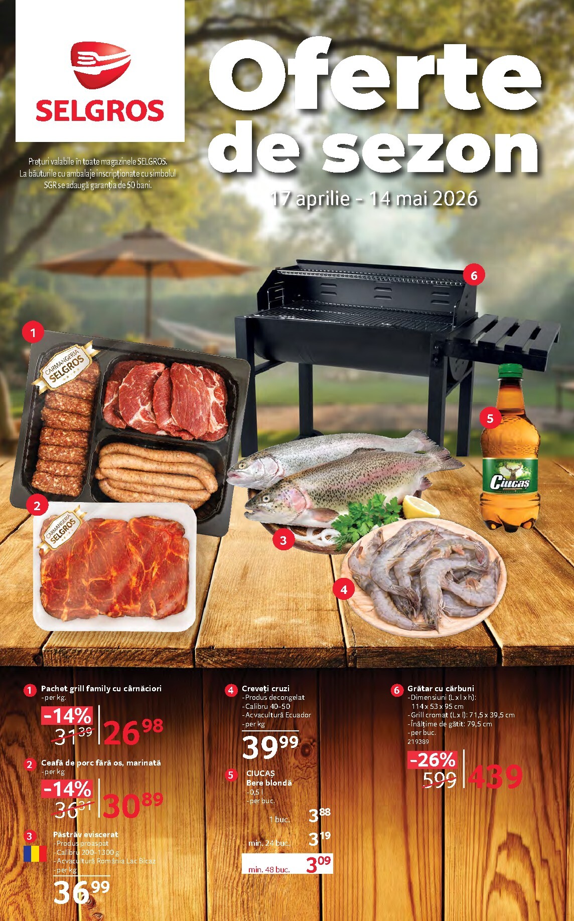 selgros - Brosura Selgros - Oferte de sezon valabilă de la vineri 17.04.2026 până la joi 14.05.2026