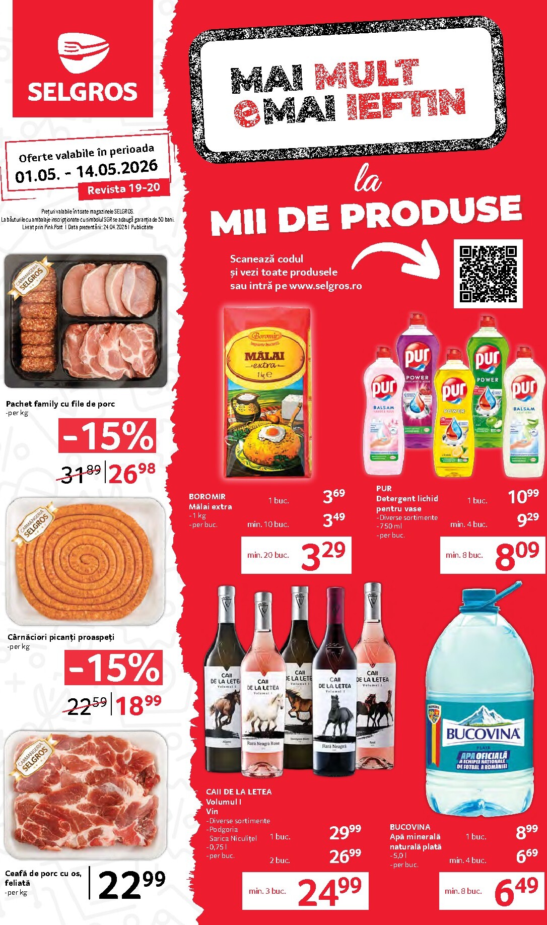 selgros - Selgros - Magazine Mici pliante pentru săptămâna viitoare de la vineri 01.05.2026 până la joi 14.05.2026