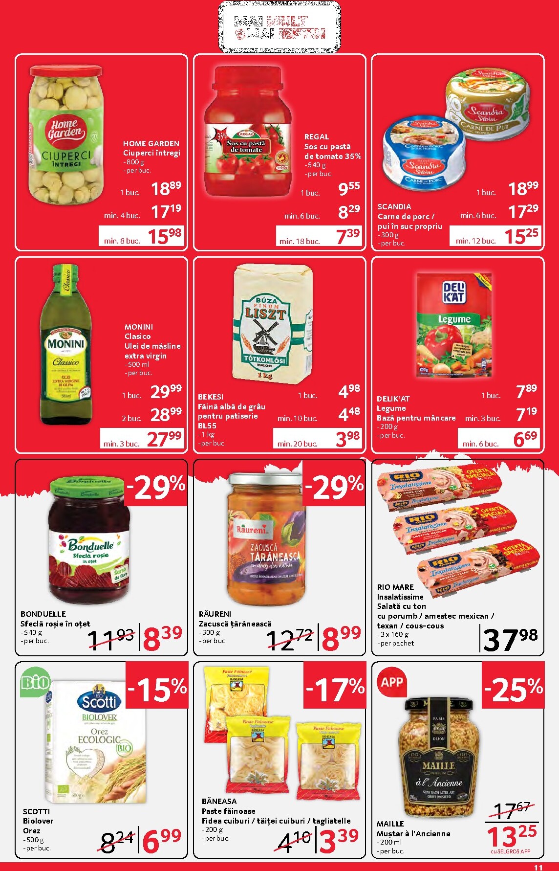 selgros - Selgros - Food pliante pentru săptămâna viitoare de la vineri 01.05.2026 până la joi 14.05.2026 - page: 11