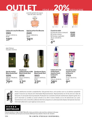 avon - Pliantele viitoare Avon valabil de la miercuri 01.07.2026 până la vineri 31.07.2026 - page: 134