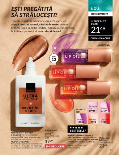 avon - Pliantele viitoare Avon valabil de la miercuri 01.07.2026 până la vineri 31.07.2026 - page: 31
