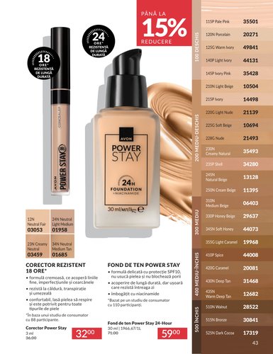 avon - Avon pliante pentru săptămâna viitoare de la sâmbătă 01.08.2026 până la luni 31.08.2026 - page: 43