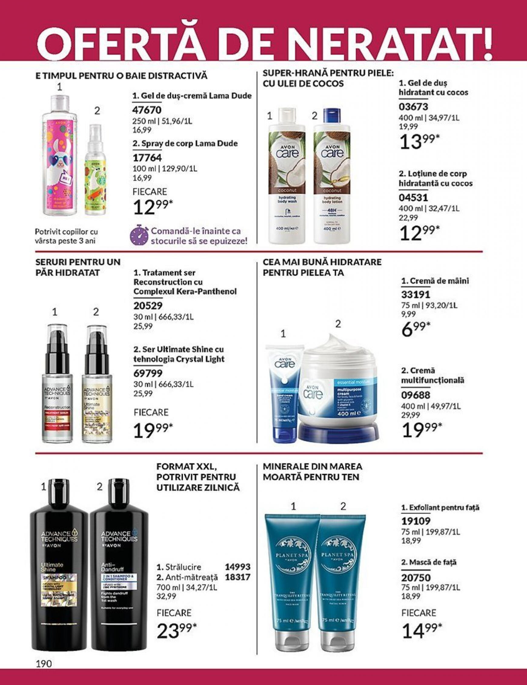 avon - Catalog nou Avon 01.08. - 31.08. - page: 190 avon - Catalog nou Avon 01.08. - 31.08. - page: 190