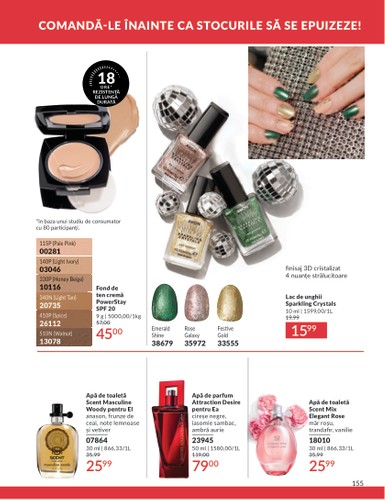 avon - Catalog Avon - Junie valabil din 01.06. - 30.06. - page: 155 avon - Catalog Avon - Junie valabil din 01.06. - 30.06. - page: 155