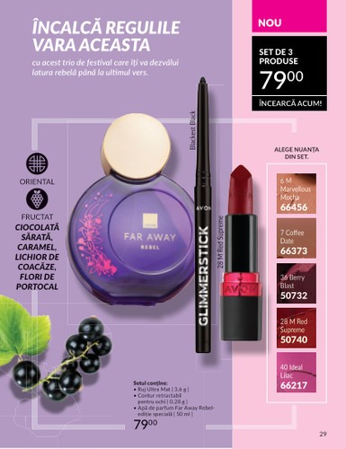 avon - Catalog Avon - Minibrosura valabil din 01.06. - 30.06. - page: 29 avon - Catalog Avon - Minibrosura valabil din 01.06. - 30.06. - page: 29
