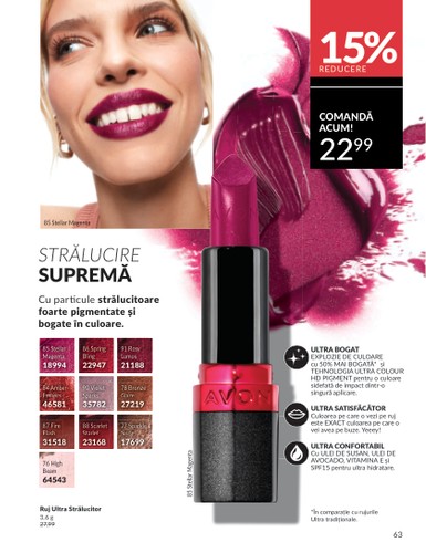avon - Catalog Avon valabil din 01.08. până pe 31.08. - page: 63