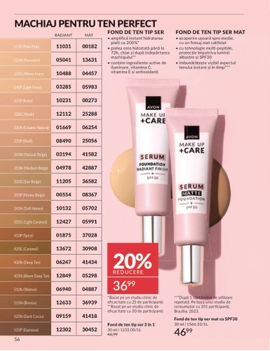 avon - Catalog Avon valabil din 01.08. până pe 31.08. - page: 56