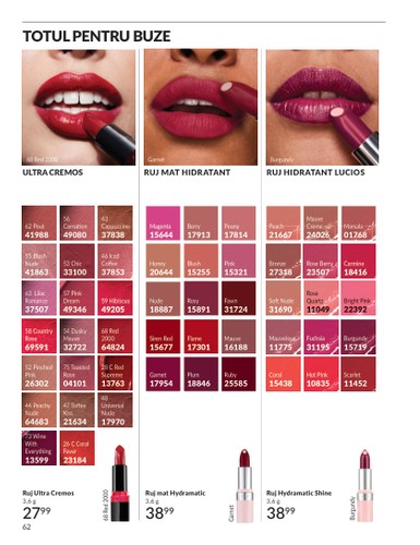 avon - Catalog Avon valabil din 01.08. până pe 31.08. - page: 62