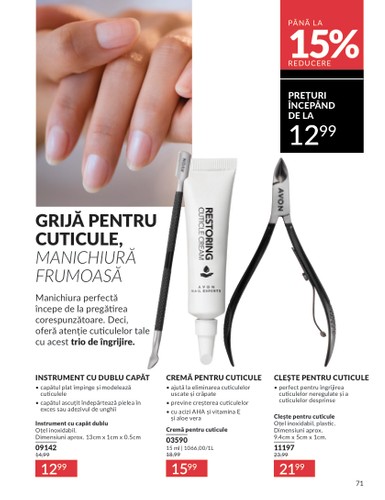 avon - Catalog Avon valabil din 01.08. până pe 31.08. - page: 71