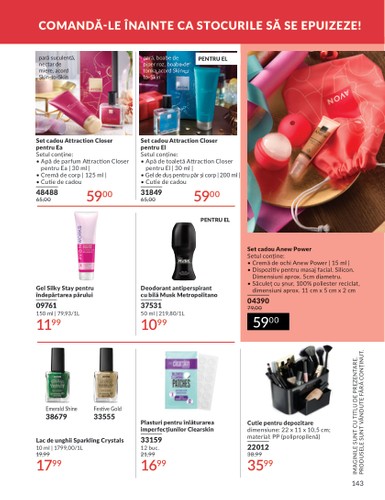 avon - Catalog Avon valabil din 01.08. până pe 31.08. - page: 143