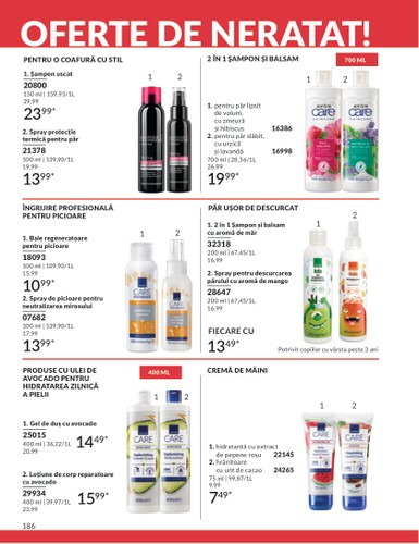 avon - Catalog Avon valabil din 01.08. până pe 31.08. - page: 186