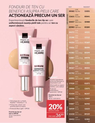 avon - Catalog Avon online – oferte valabile din 01.09. - page: 45