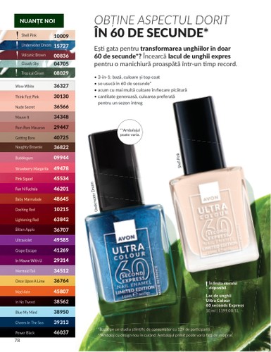avon - Catalog Avon online – oferte valabile din 01.09. - page: 78