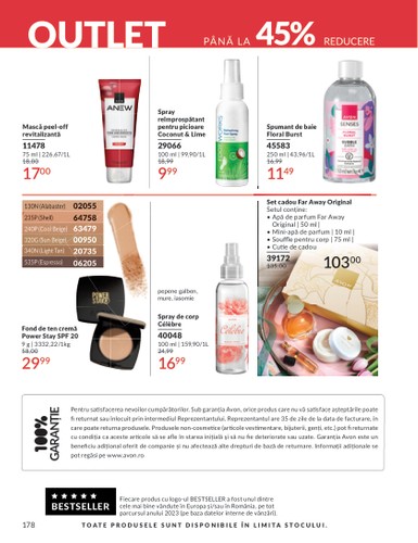 avon - Catalog Avon online – oferte valabile din 01.10. - page: 178