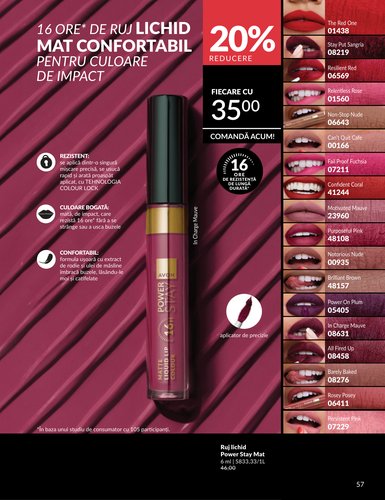 avon - Catalog Avon online – oferte valabile din 01.02.2026 - page: 57