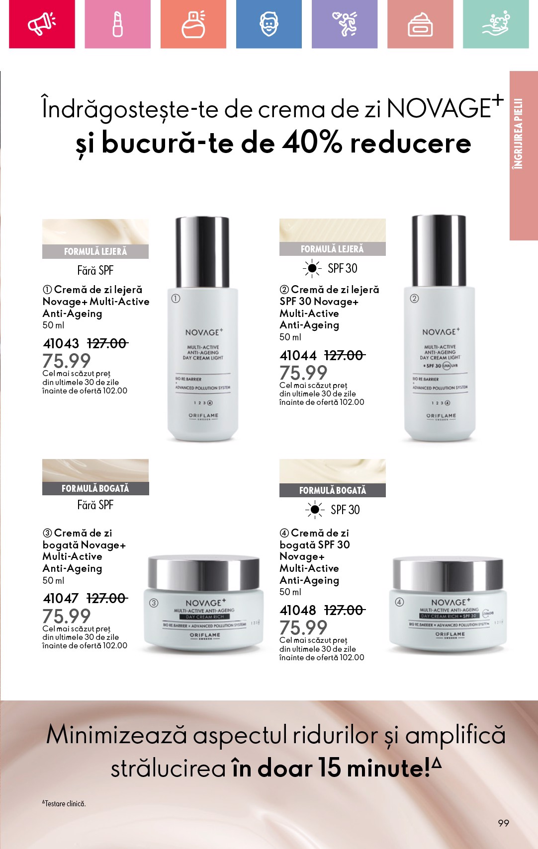 oriflame - Catalog Oriflame valabil din 19.01. - 08.02. - page: 99 oriflame - Catalog Oriflame valabil din 19.01. - 08.02. - page: 99