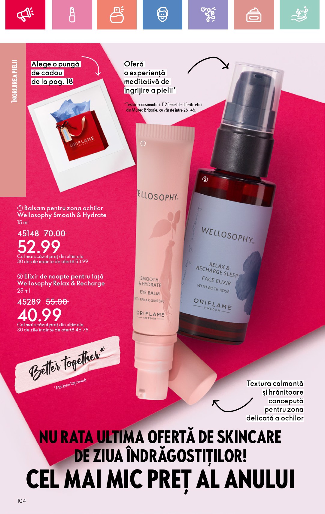oriflame - Catalog Oriflame valabil din 19.01. - 08.02. - page: 104 oriflame - Catalog Oriflame valabil din 19.01. - 08.02. - page: 104