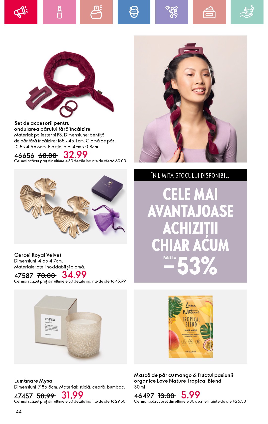 oriflame - Catalog Oriflame valabil din 13.04. - 03.05. - page: 144 oriflame - Catalog Oriflame valabil din 13.04. - 03.05. - page: 144