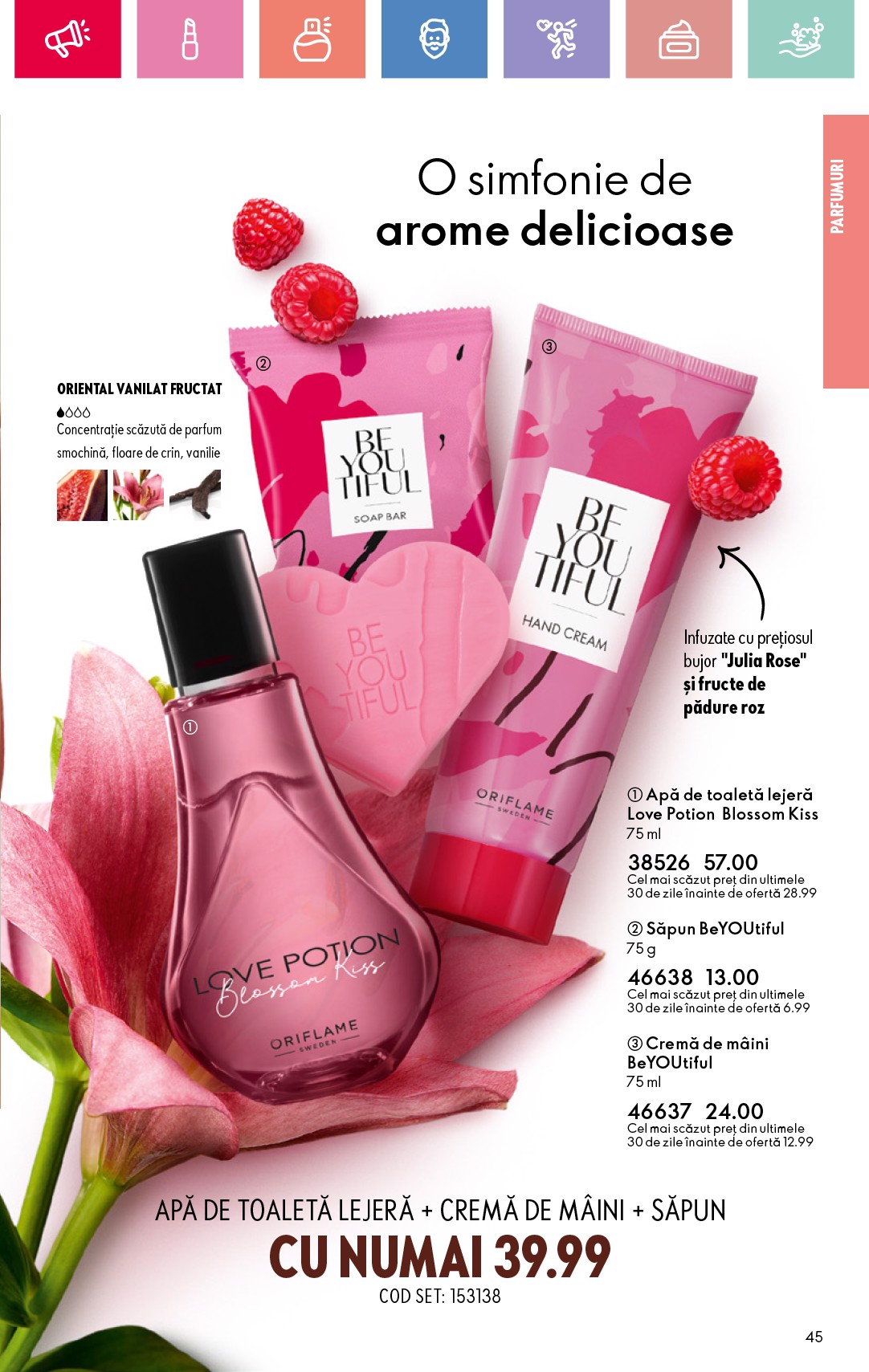 oriflame - Catalog Oriflame valabil din 15.06. până pe 05.07. - page: 45