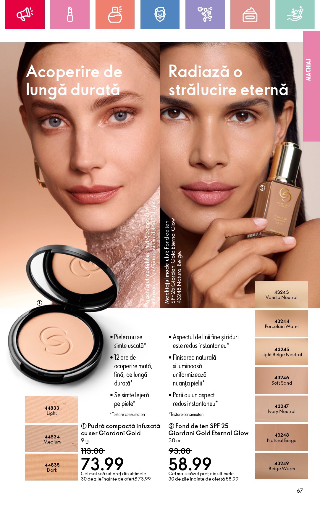 oriflame - Catalog Oriflame valabil din 15.06. până pe 05.07. - page: 67