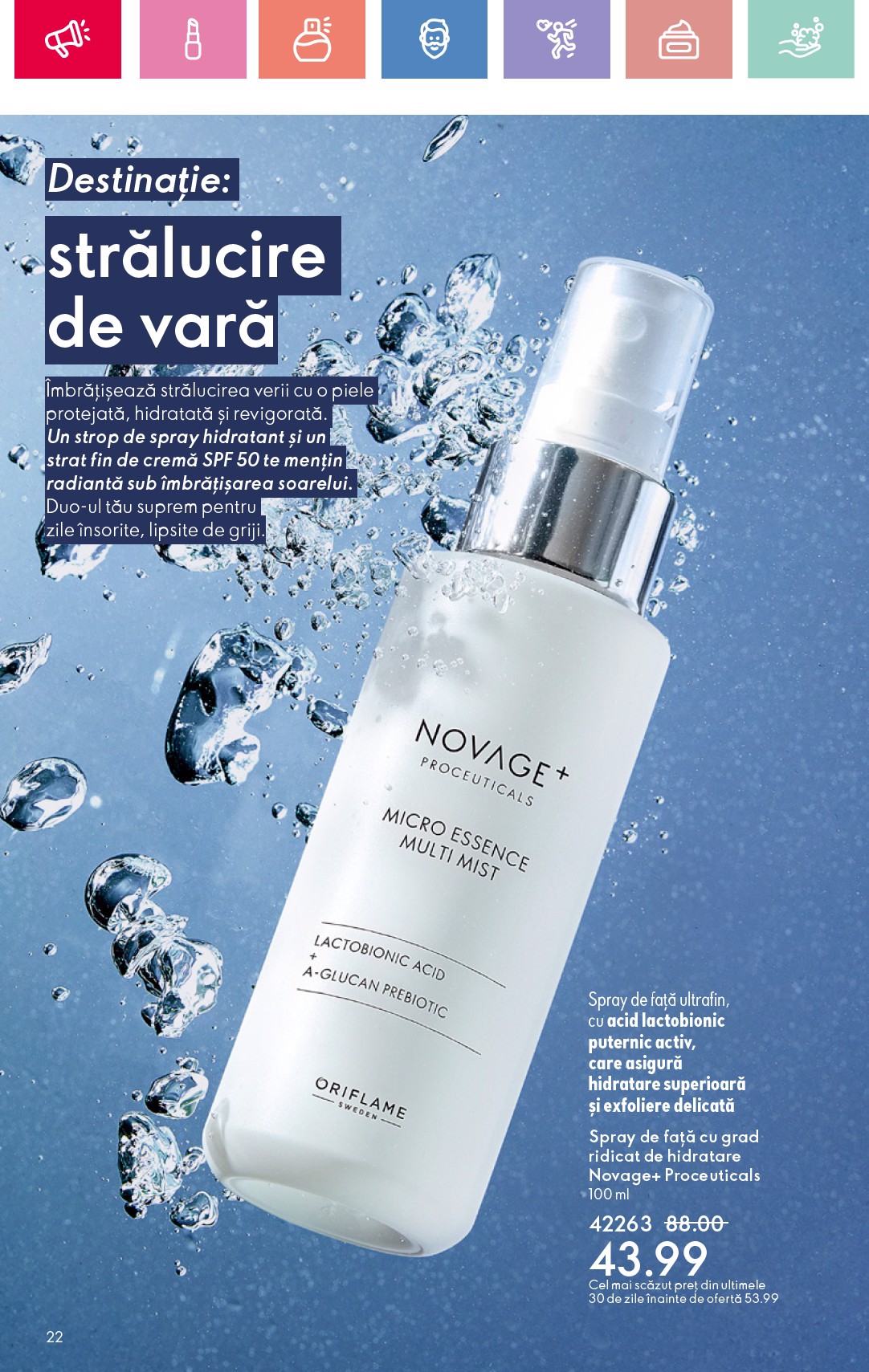 oriflame - Catalog Oriflame valabil din 15.06. până pe 05.07. - page: 22