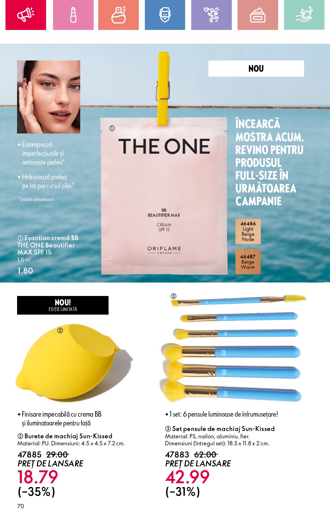 oriflame - Catalog Oriflame valabil din 15.06. până pe 05.07. - page: 70