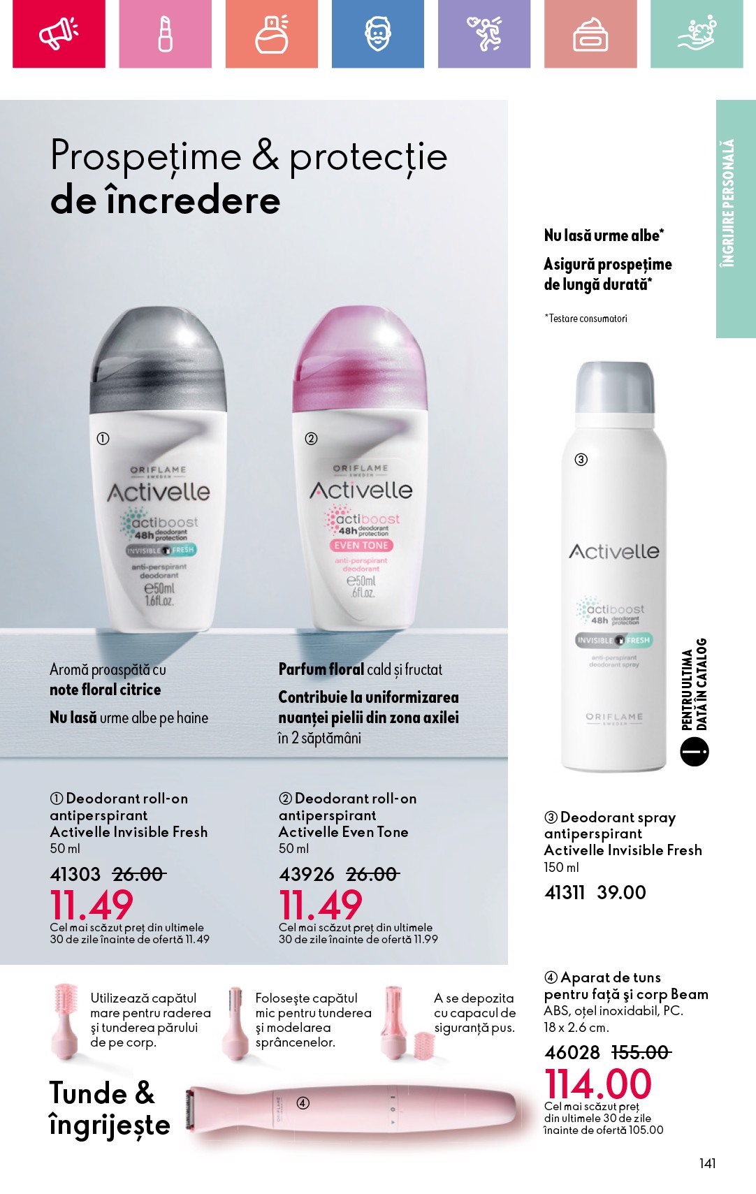 oriflame - Catalog Oriflame valabil din 15.06. până pe 05.07. - page: 141