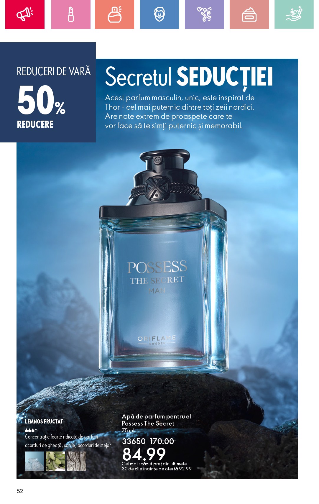 oriflame - Catalog Oriflame valabil din 15.06. până pe 05.07. - page: 52