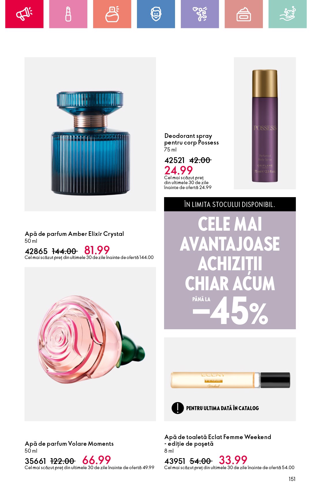 oriflame - Catalog Oriflame valabil din 15.06. până pe 05.07. - page: 151