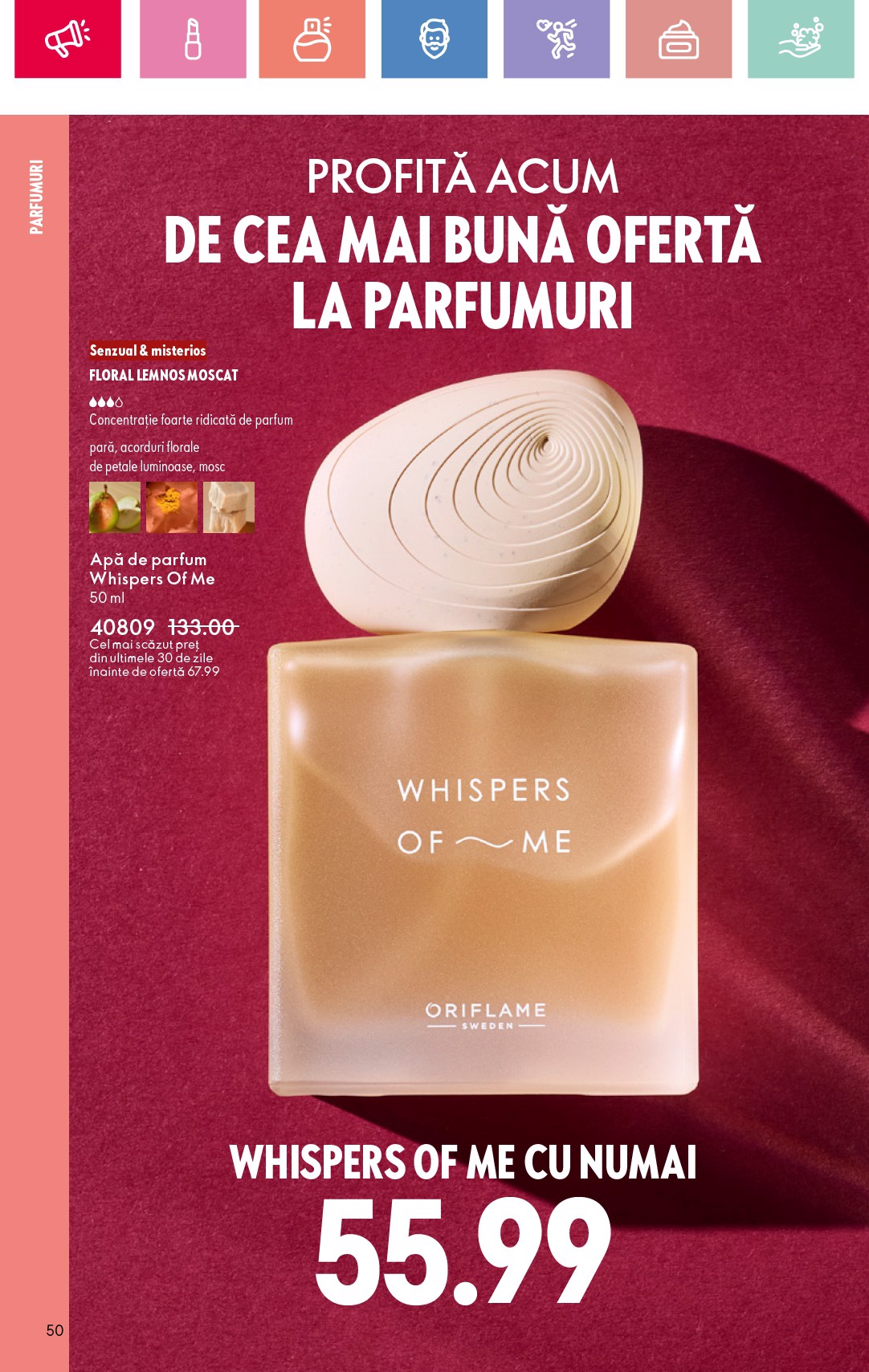 oriflame - Catalog Oriflame valabil din 15.06. până pe 05.07. - page: 50