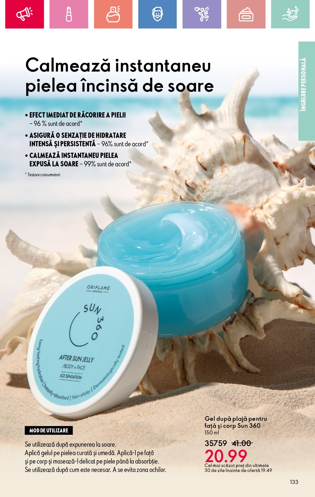 oriflame - Catalog Oriflame valabil din 27.07. până pe 19.08. - page: 133 oriflame - Catalog Oriflame valabil din 27.07. până pe 19.08. - page: 133