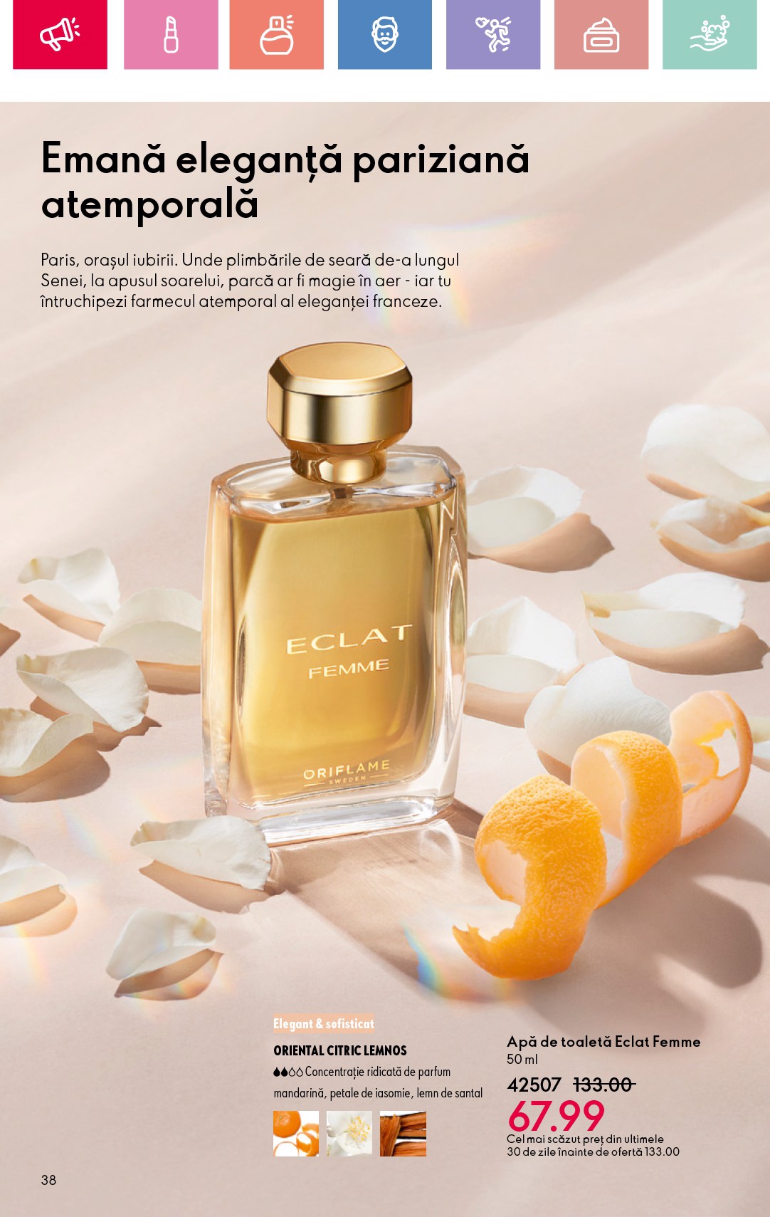 oriflame - Catalog Oriflame valabil din 27.07. până pe 19.08. - page: 38 oriflame - Catalog Oriflame valabil din 27.07. până pe 19.08. - page: 38