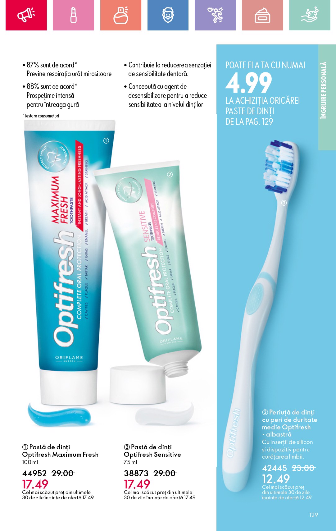 oriflame - Catalog Oriflame valabil din 27.07. până pe 19.08. - page: 129 oriflame - Catalog Oriflame valabil din 27.07. până pe 19.08. - page: 129